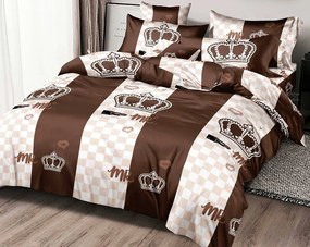 Obliečky MR.hnedá Bavlna 7-dielna súprava