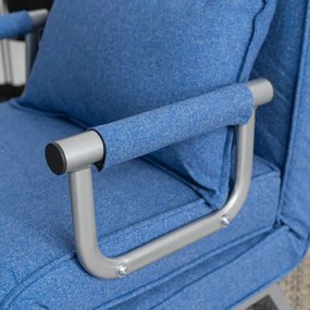 Kreslo pohovka rozkladacia PRATO modrá - vintino.sk