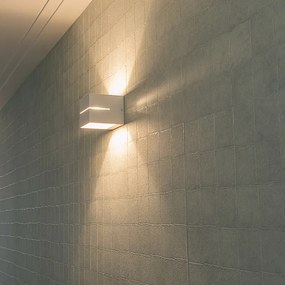 Moderná nástenná lampa biela 9,7 cm - Transfer Groove
