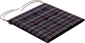 Sedák Karol farba produktu tmavomodrá látka vzorované