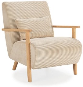 Béžové kreslo Bonnie – Marckeric