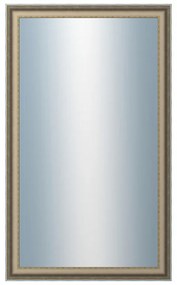 DANTIK - Zrkadlo v rámu, rozmer s rámom 60x100 cm z lišty DOPRODEJMETAL AG prehnutá veľká (3025)