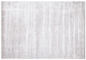 Viskózový koberec 140 x 200 cm svetlosivý GESI II Beliani