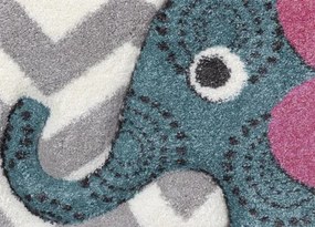 Koberce Breno Kusový koberec PASTEL KIDS 48/SVS, viacfarebná,120 x 170 cm