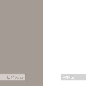 Věšák Houseland HARMON mocha/bílý