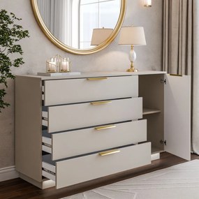 KOMODA MARION 2S KAŠMÍR LED 138 cm