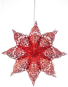 Markslöjd 702561 - Vianočná dekorácia HALL 1xE14/25W/230V červená 70 cm