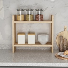 Policový kuchyňský organizér KINIE borovice atlantská