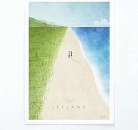 Plagát Travelposter Ireland, 30 x 40 cm