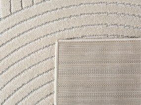 Ayyildiz, Kusový koberec Nova 1201 cream - na von aj na doma, 120x170, biela, chodba / predsieň