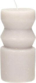 Sviečka Cornelia 14cm light grey