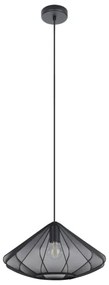 Eglo 43995 - Luster na lanku DOLWEN 1xE27/40W/230V pr. 42,5 cm čierna