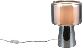 Sivá stolová lampa (výška 29 cm) Rocka – Trio