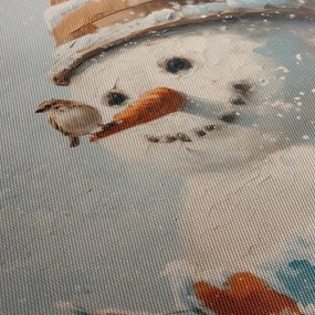 Obraz vianočná rozprávka so snehuliakom