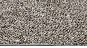 Timzo, Metrážny koberec Bingo 6807, na mieru, šíře 3m,4m,5m, hnedá, filc, obývacia izba