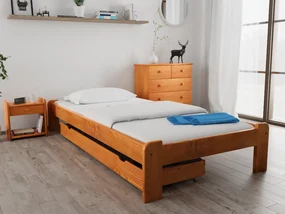 Posteľ Ada 80 x 200 cm, jelša Rošt: Bez roštu, Matrac: Matrac Somnia 18 cm