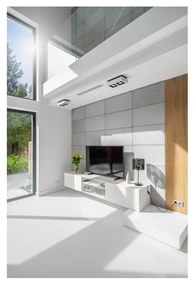 Biele stropné svietidlo s kovovým tienidlom 34x18,5 cm Loid – GTV