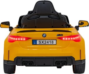Elektrické autíčko BMW M4 žlté