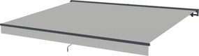 Elektrická markíza BestBerg BBSU-E395LG / 395 × 300 cm / svetlo sivá