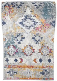 Behúň LAZUR G003A biely / tmavomodrý - Výpredaj