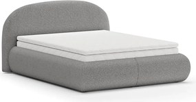 Dizajnová čalúnená posteľ MOET, 200x160, sivá (catch me 25)