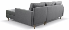 Furniture Sobczak Rohová sedacia súprava Pires s taburetom
