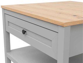 Konferenčný stolík BRW Salga 5 (arktická sivá + dub artisan) . Vlastná spoľahlivá doprava až k Vám domov. 1098469