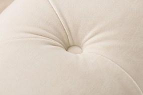 Pohovka Chesterfield Glamour Velvet Cream pre 2 osoby