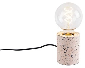 Dizajnová stolná lampa ružová žula - Baranda