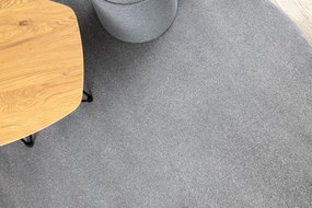 Okrúhly koberec SOFTY Jednofarebný, sivý