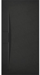 Mexen Egon, SMC obdĺžniková sprchová vanička 200 x 90 cm, čierna, 4R709020