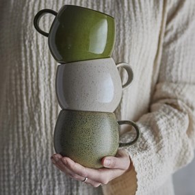 Bloomingville Keramický hrnček Addison Green 500 ml A