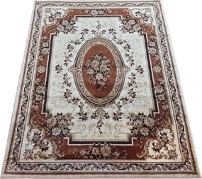 DY Hnedý koberec s orientálnym vzorom Exclusiv 04 N Rozmer: 80x150 cm