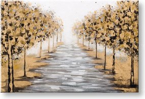 Maľovaný obraz na stenu STROMY 90x60 cm