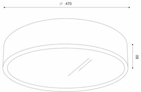 Brilagi - LED Stropné svietidlo CARVALHO 3xE27/60W/230V dub čerešňa pr. 47 cm