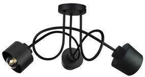 Prisadený luster SIMPLY BLACK 3xE27/60W/230V
