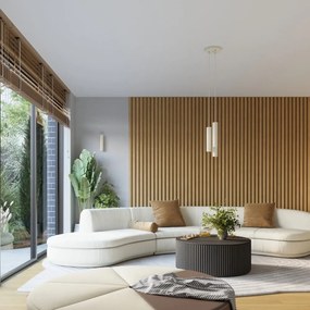 Krémové nástenné svietidlo Gleam – Nice Lamps
