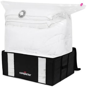 Úložný box Compactor 3D Black Edition, 210 l, čierna