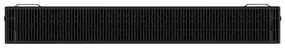 Mexen, Panelový radiátor Mexen Line CL33 600 x 1200 mm, bočné pripojenie, 2641 W, čierny - W433L-060-120-70