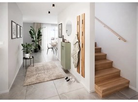 Šalviová zelená skrinka 56x97x22 cm Ameca – Germania