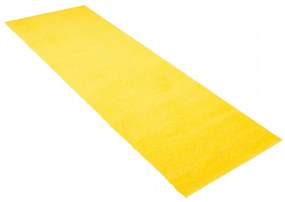 Kusový koberec Shaggy Parba žltý atyp 80x200cm