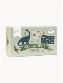 Drevené počítacie puzzle Dinosaurs