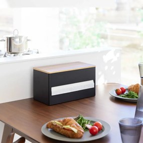 Čierny kovový stojan na papierové utierky Rin – YAMAZAKI