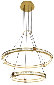 Toolight Toolight, LED stropné osvetlenie, 60W, 3000K, LHJ037-CP2, zlatá, OSW-50017
