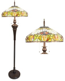 Stojacia lampa Tiffany Yellow - Ø 51*166 cm E27/max 3*60W