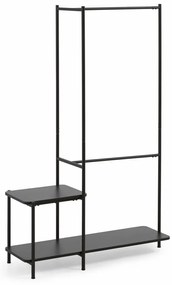 Čierny kovový set do predsiene Kave Home Galatia