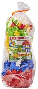 KIK DIPLO 3D stavebné plastové kocky pre deti 233el.