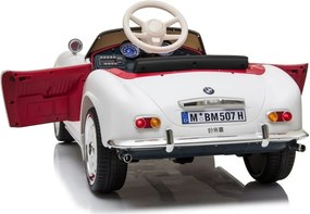 LEAN CARS BMW Retro biele auto na batérie