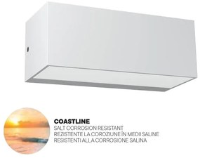 Redo 90373 - LED Vonkajšie nástenné svietidlo LAMPRIS LED/13W/230V IP65 biela