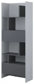 Regál Bed-Concept BC-22, Farby: sivá / grafit